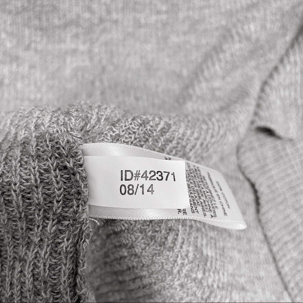 Express Gray Shawl Cocoon Open Front Cardigan - M - image 3